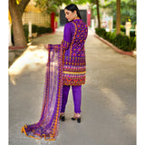 Malai Unstitched 3Pcs Suit V2 - 1, Women, 3Pcs Shalwar Suit, Chase Value, Chase Value