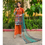 Malai Unstitched 3Pcs Suit V2 - 2, Women, 3Pcs Shalwar Suit, Chase Value, Chase Value