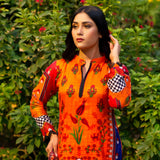 Malai Unstitched 3Pcs Suit V2 - 8, Women, 3Pcs Shalwar Suit, Chase Value, Chase Value