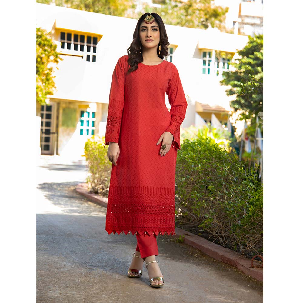 Schick Jaza Schiffli Embroidered Unstitched 2Pcs Suit V-4, Women, 2Pcs Shalwar Suit, MI Creation, Chase Value