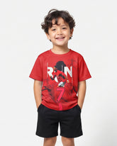 Valuables Boys' Ronaldo Sublimation Half Sleeves T-Shirt