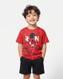 Valuables Boys' Ronaldo Sublimation Half Sleeves T-Shirt