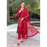 Summer Vibes By Dr. Haris Chikankari Lawn Unstitched 4 Pec Suit - 8, Women, 3Pcs Shalwar Suit, MI Creation, Chase Value