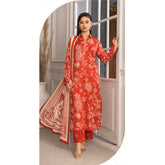 Zohra Classic By Motifz Lawn Digital Printed Unstitched Suit 3-Pcs - 1, Women, 3Pcs Shalwar Suit, Motifz, Chase Value
