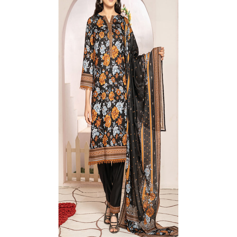 VS Daman Cambric Unstitched 3pcs Suit - 604-B, Women, 3Pcs Shalwar Suit, VS Textile, Chase Value