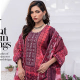 Janan Printed Lawn Embroidered Suit 3Pcs with Cut Work Dupatta - 1, Women, 3Pcs Shalwar Suit, Zesh Textile, Chase Value