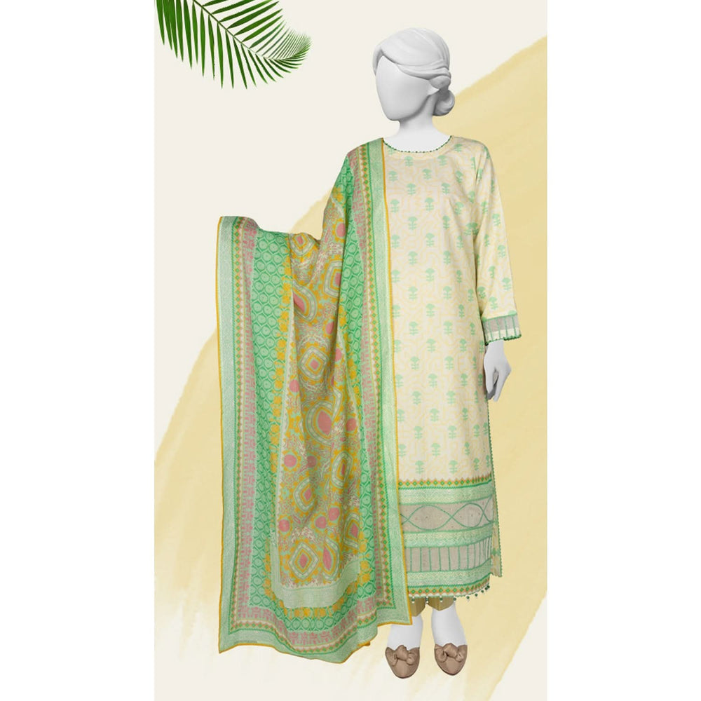Panjnad Norah Lawn By J. Printed Unstitched 3 Pcs Suit - 241182, Women, 3Pcs Shalwar Suit, Chase Value, Chase Value