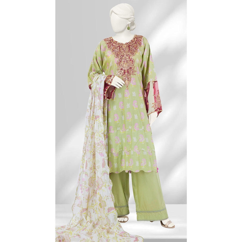 Panjnad By J. Lawn Embroidered 3 Piece Unstitched - 1269-B, Women, 3Pcs Shalwar Suit, Junaid Jamshed, Chase Value