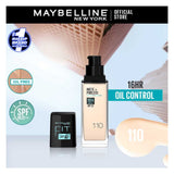 Maybelline New York Fit Me Matte + Poreless Spf 22 Foundation, 110 Porcelain, 30Ml, Foundation, Maybelline, Chase Value