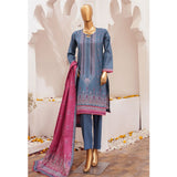 Shibra Printed Lawn Unstitched 3Pcs Suit - 5, Women, 3Pcs Shalwar Suit, Leeds Textile, Chase Value