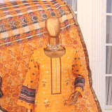 Needle Wonder By Dr. Haris Printed & Embroidered Lawn Unstitched 3Pcs Suit - 4, Women, 3Pcs Shalwar Suit, MI Creation, Chase Value