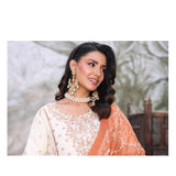 Emerald Chiffon By Dr. Haris Hand Embellishment Sami Unstitched 3Pcs Suit - 4, Women, 3Pcs Shalwar Suit, MI Creation, Chase Value