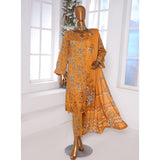 3D Daman kari By MI Creation Printed Lawn With Embroidered Unstitched 3Pcs Suit - 9, Women, 3Pcs Shalwar Suit, MI Creation, Chase Value