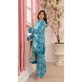 Al Zohaib Colors Digital Printed Unstitched Lawn 3 Pcs Suit - 3, Women, 3Pcs Shalwar Suit, Al-Zohaib Textiles, Chase Value