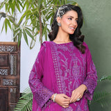 Emerald Chiffon By Dr. Haris Hand Embellishment Sami Unstitched 3Pcs Suit - 3, Women, 3Pcs Shalwar Suit, MI Creation, Chase Value