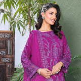 Emerald Chiffon By Dr. Haris Hand Embellishment Sami Unstitched 3Pcs Suit - 3, Women, 3Pcs Shalwar Suit, MI Creation, Chase Value