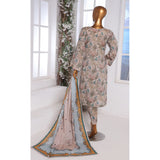3D Daman kari By MI Creation Printed Lawn With Embroidered Unstitched 3Pcs Suit - 8, Women, 3Pcs Shalwar Suit, MI Creation, Chase Value