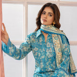 Al Zohaib Colors Digital Printed Unstitched Lawn 3 Pcs Suit - 3, Women, 3Pcs Shalwar Suit, Al-Zohaib Textiles, Chase Value