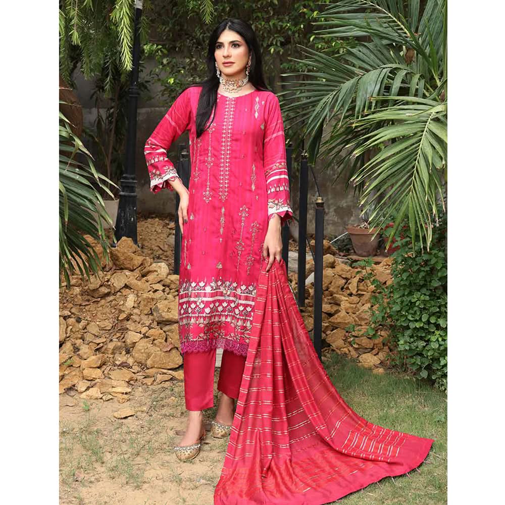 Schick Viscose Embroidered Un-sitiched 3pcs Suit - 6, Women, 3Pcs Shalwar Suit, MI Creation, Chase Value