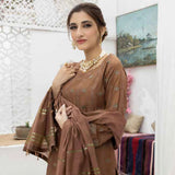 Schick Koel Viscose Schiffli Boring Embroidered Unstitched Suit With Fancy Dupatta - 10, Women, 3Pcs Shalwar Suit, MI Creation, Chase Value