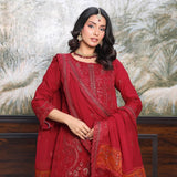 Emerald Chiffon By Dr. Haris Hand Embellishment Sami Unstitched 3Pcs Suit - 2, Women, 3Pcs Shalwar Suit, MI Creation, Chase Value
