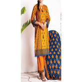 VS Daman Cambric Unstitched 3pcs Suit - 601-B, Women, 3Pcs Shalwar Suit, VS Textile, Chase Value