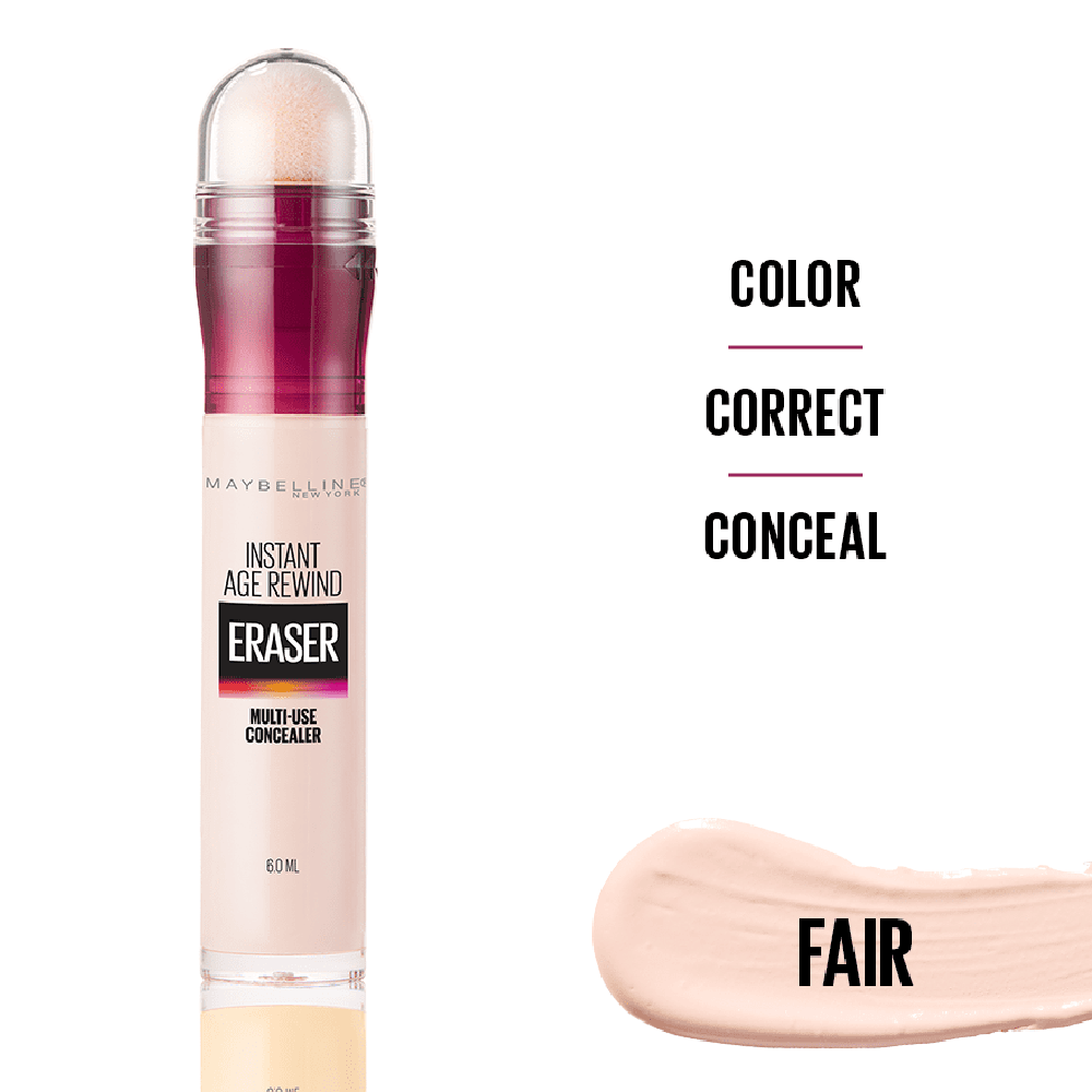 Maybelline New York Instant Age Rewind Eraser Multi-Use Concealer, 110 Fair, Concealer, Maybelline, Chase Value