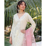 Dil Ruba By Dr. Haris Luxury Organza Embroidered Unstitched 3Pcs Suit - 2, Women, 3Pcs Shalwar Suit, MI Creation, Chase Value