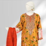 Panjnad By J. Lawn Embroidered 3 Piece Unstitched - 1271-A, Women, 3Pcs Shalwar Suit, Junaid Jamshed, Chase Value