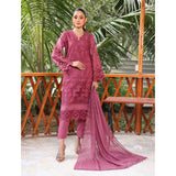 Summer Vibes By Dr. Haris Chikankari Lawn Unstitched 4 Pec Suit - 1, Women, 3Pcs Shalwar Suit, MI Creation, Chase Value