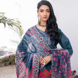 Janan Printed Lawn Embroidered Suit 3Pcs with Cut Work Dupatta - 8, Women, 3Pcs Shalwar Suit, Zesh Textile, Chase Value