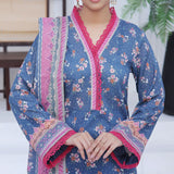 Ayesha Alishba By VS Textile Printed Lawn Unstitched 3Pcs Suit - 594, Women, 3Pcs Shalwar Suit, VS Textile, Chase Value