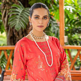 Schick Chambery Embroidered Un-stitched 3ps Suit - 2, Women, 3Pcs Shalwar Suit, MI Creation, Chase Value