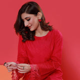 Jaza Schiffli Emroidered Lawn 2Pcs Unstitched Suit - 7, Women, 2Pcs Shalwar Suit, Mi Creation, Chase Value