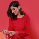 Jaza Schiffli Emroidered Lawn 2Pcs Unstitched Suit - 7, Women, 2Pcs Shalwar Suit, Mi Creation, Chase Value