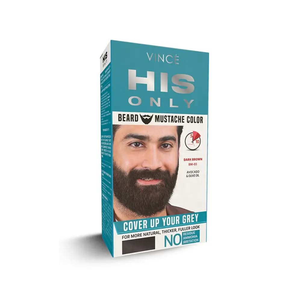 Vince His Only Beard & Mustache Color - 50 ml, Hair Color, Vince, Chase Value