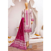 Shibra Printed Lawn Unstitched 3Pcs Suit - 4, Women, 3Pcs Shalwar Suit, Leeds Textile, Chase Value