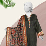 Panjnad Norah Lawn By J. Digital Printed Unstitched 3 Pcs Suit - 241202, Women, 3Pcs Shalwar Suit, Junaid Jamshed, Chase Value
