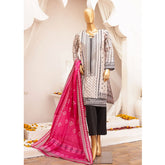 Shibra Printed Lawn Unstitched 3Pcs Suit - 7, Women, 3Pcs Shalwar Suit, Leeds Textile, Chase Value