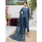 Schick Koel Viscose Schiffli Boring Embroidered Unstitched Suit With Fancy Dupatta - 8, Women, 3Pcs Shalwar Suit, MI Creation, Chase Value