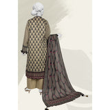 Panjnad Norah Lawn By J. Printed Unstitched 3 Pcs Suit - 241203, Women, 3Pcs Shalwar Suit, Chase Value, Chase Value