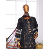 Needle Wonder By Dr. Haris Printed & Embroidered Lawn Unstitched 3Pcs Suit - 6, Women, 3Pcs Shalwar Suit, MI Creation, Chase Value