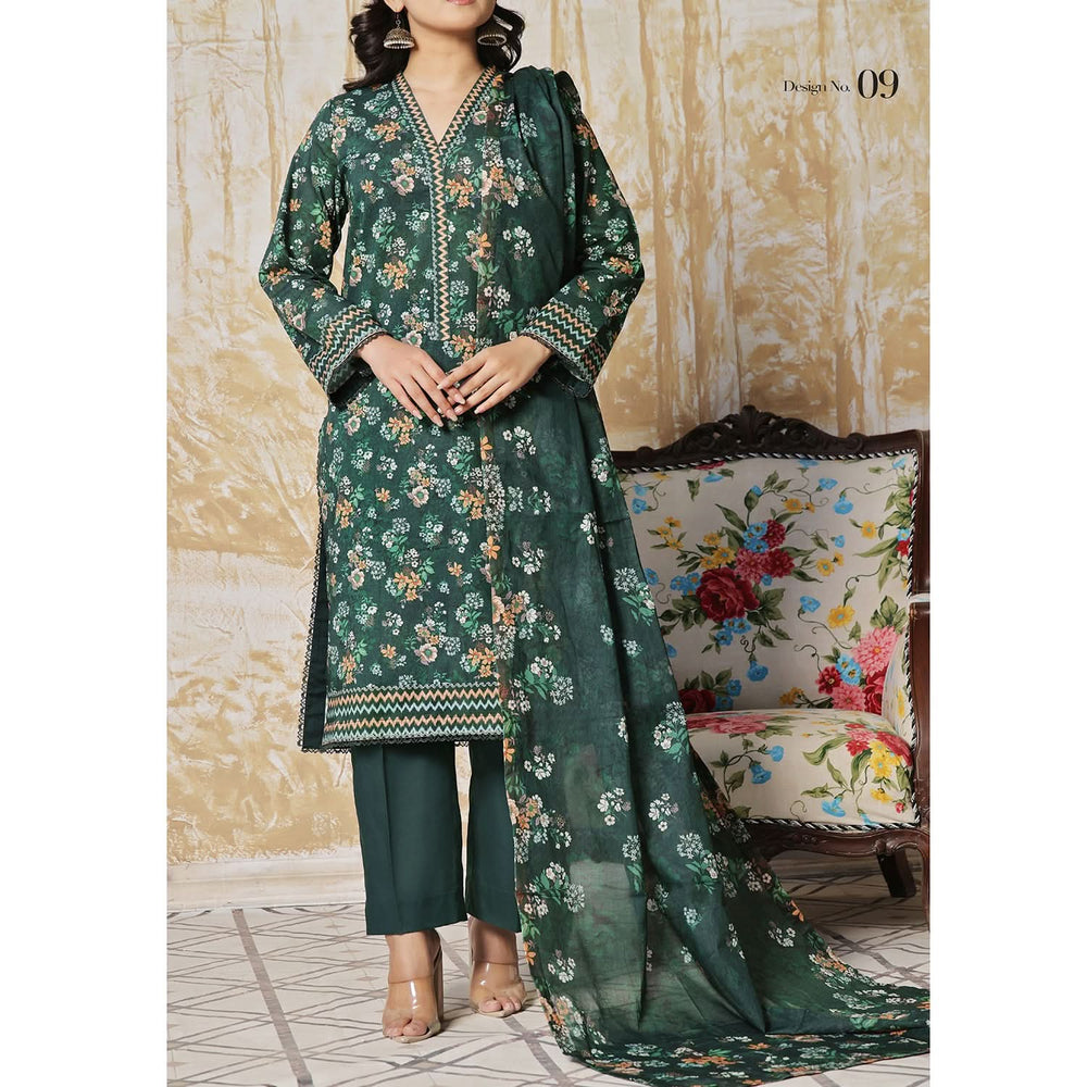 Ayesha Alishba By VS Textile Printed Lawn Unstitched 3Pcs Suit - 591, Women, 3Pcs Shalwar Suit, VS Textile, Chase Value
