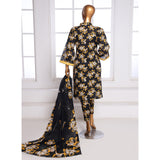 3D Daman kari By MI Creation Printed Lawn With Embroidered Unstitched 3Pcs Suit - 10, Women, 3Pcs Shalwar Suit, MI Creation, Chase Value