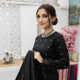 Schick Koel Viscose Schiffli Boring Embroidered Unstitched Suit With Fancy Dupatta - 1, Women, 3Pcs Shalwar Suit, MI Creation, Chase Value