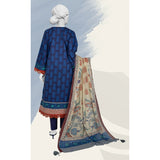 Panjnad Norah Lawn By J. Printed Unstitched 3 Pcs Suit - 241226, Women, 3Pcs Shalwar Suit, Chase Value, Chase Value