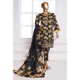 3D Daman kari By MI Creation Printed Lawn With Embroidered Unstitched 3Pcs Suit - 10, Women, 3Pcs Shalwar Suit, MI Creation, Chase Value