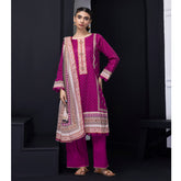 Salina Weaving Dobby By Regalia Lawn Printed Unstitched 3Pcs Suit V-2 - 9, Women, 3Pcs Shalwar Suit, Regalia Textiles, Chase Value