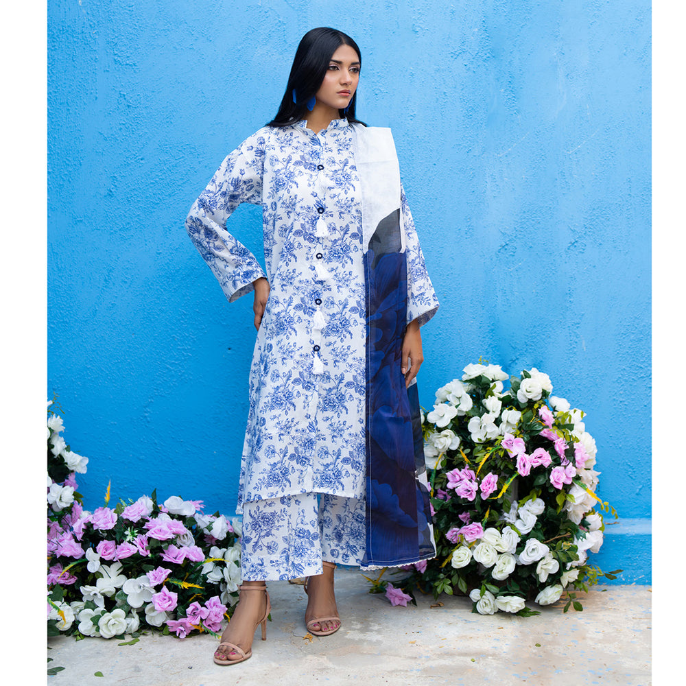 Salina Separates By Regalia Printed Lawn Unstitched 3Pcs Suit V-2 - 7, Women, 3Pcs Shalwar Suit, Regalia Textiles, Chase Value