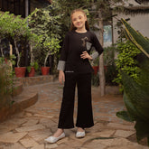 Eminent Girls Full Sleeves T-Shirt - Black, Girls T-Shirts, Eminent, Chase Value